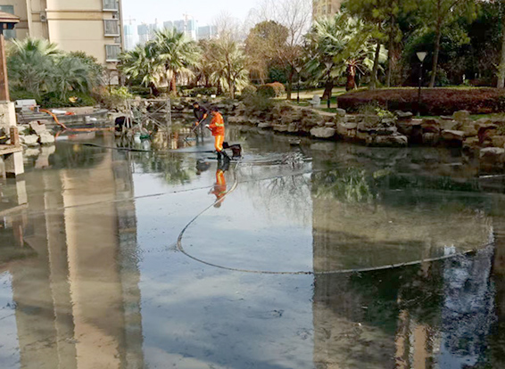 东莞景观池淤泥清理